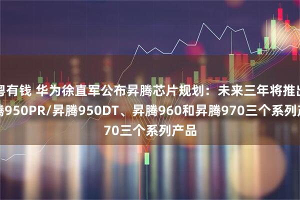 粤有钱 华为徐直军公布昇腾芯片规划：未来三年将推出昇腾950PR/昇腾950DT、昇腾960和昇腾970三个系列产品
