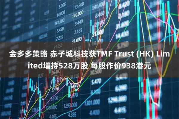 金多多策略 赤子城科技获TMF Trust (HK) Limited增持528万股 每股作价938港元